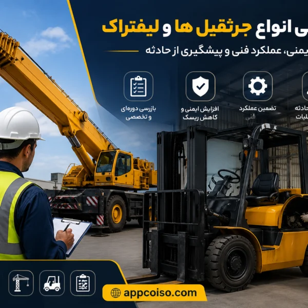 بازرسی انواع جرثقیل ها و لیفتراک