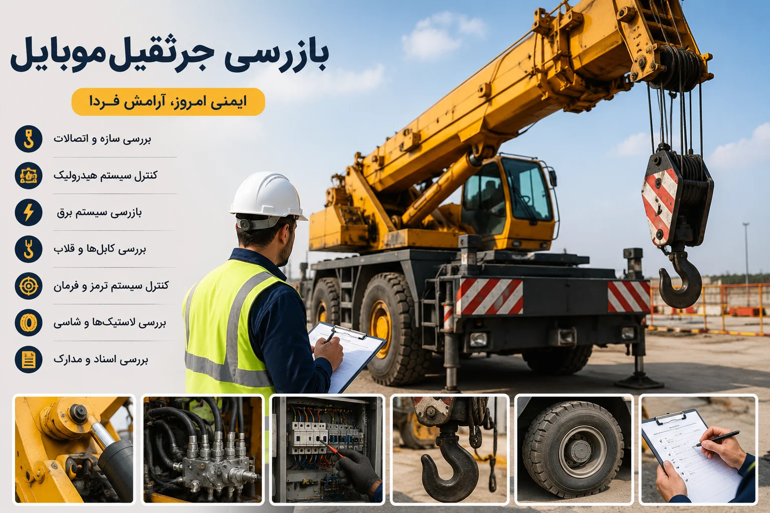 بازرسی جرثقیل موبایل